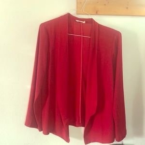 Red lightweight blazer